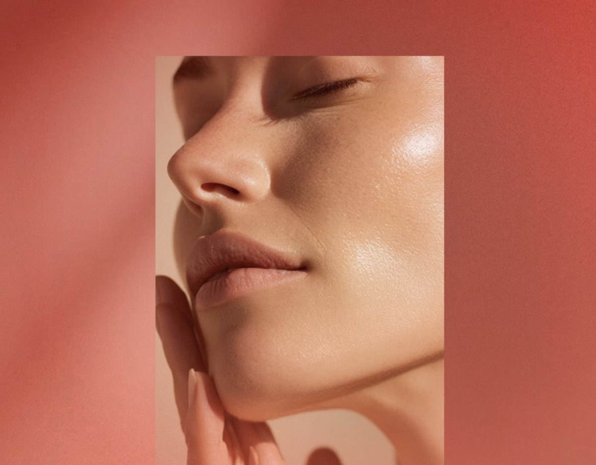 Piel luminosa bajo luz cálida